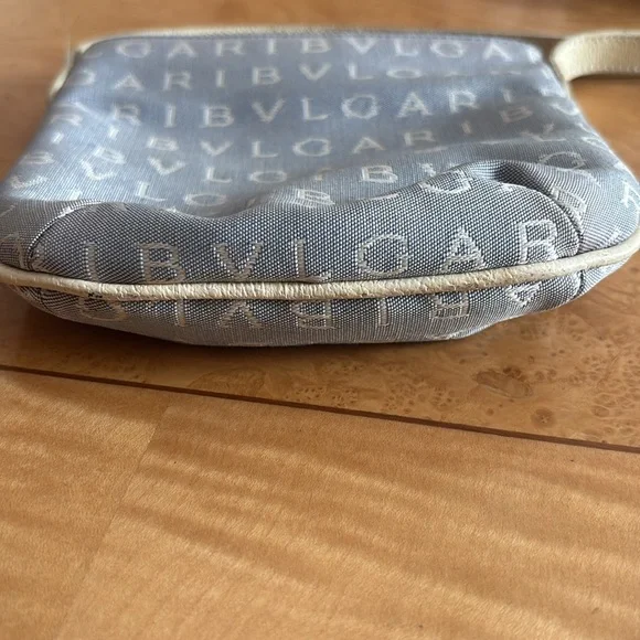 EUC Bvlgari Denim Mini Pouchette Shoulder Bag - Picture 3 of 11